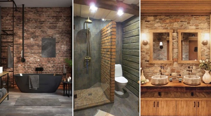 Ristrutturate il vostro bagno con queste 18 idee per un arredamento rustico e moderno