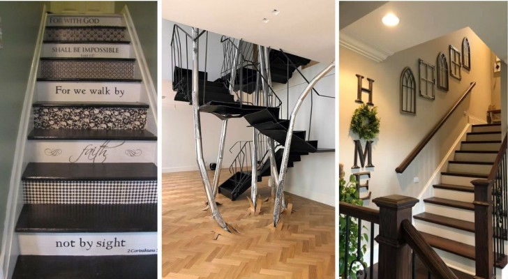 Decorate le scale in casa vostra con questi 20 progetti creativi altamente decorativi