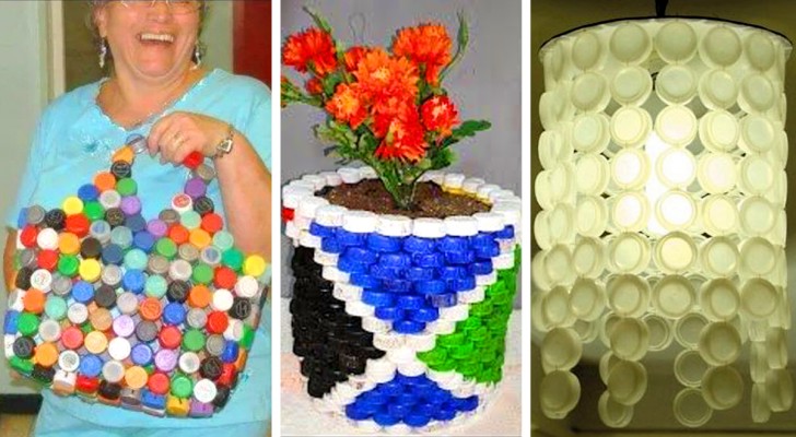 12 merveilleuses idées pour recycler les bouchons des bouteilles et décorer votre maison