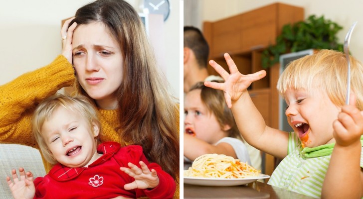 Une mère est épuisée au restaurant à cause de ses enfants : une femme l'aborde et la fait fondre en larmes