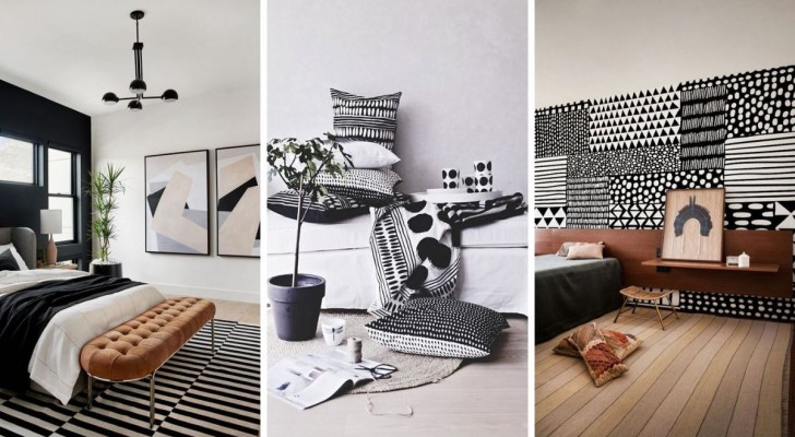 Total Black & White: 13 ispirazioni per arredare con la coppia di colori più assoluti