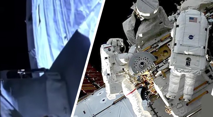 Una borsa degli attrezzi è scivolata agli astronauti nello spazio: adesso è in orbita attorno alla Terra