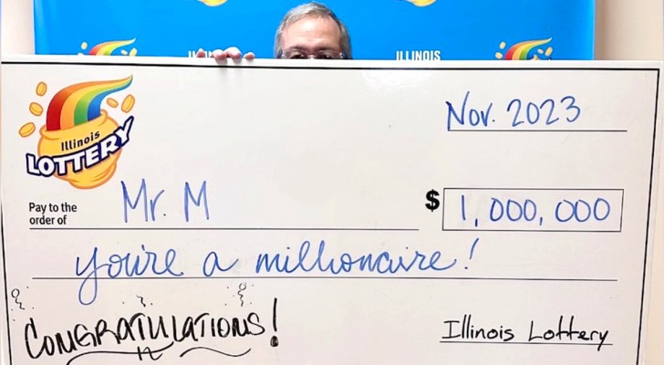 Uomo misterioso vince un milione di dollari alla lotteria: "andrò in pensione prima del previsto"