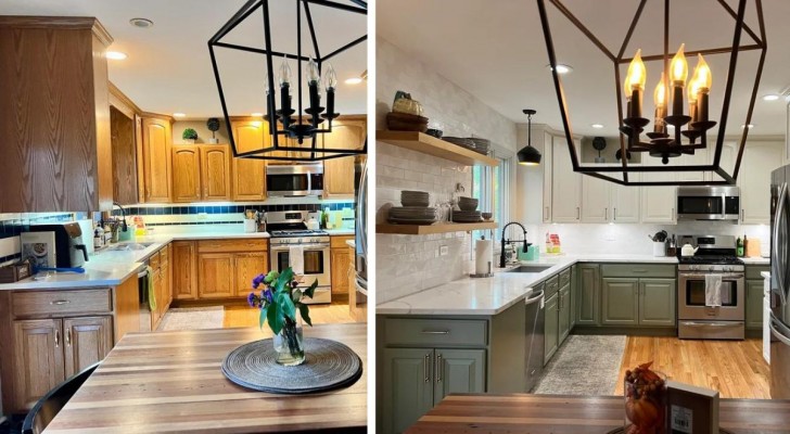 Voor en na: prachtige en goedkope DIY-keukenrenovatie-ideeën