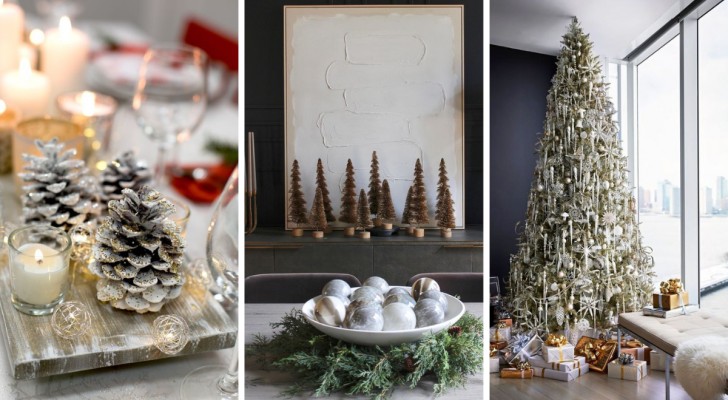 Weihnachten in Silbertönen: viele Inspirationen für raffinierte und funkelnde Dekorationen