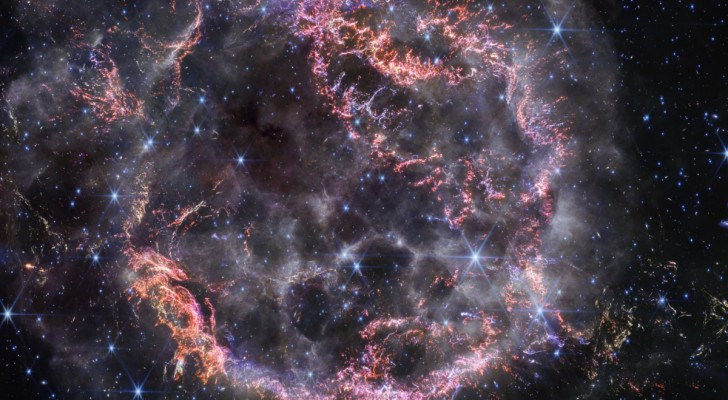 En ny opublicerad bild från rymden: detta är vad som finns kvar av en supernova