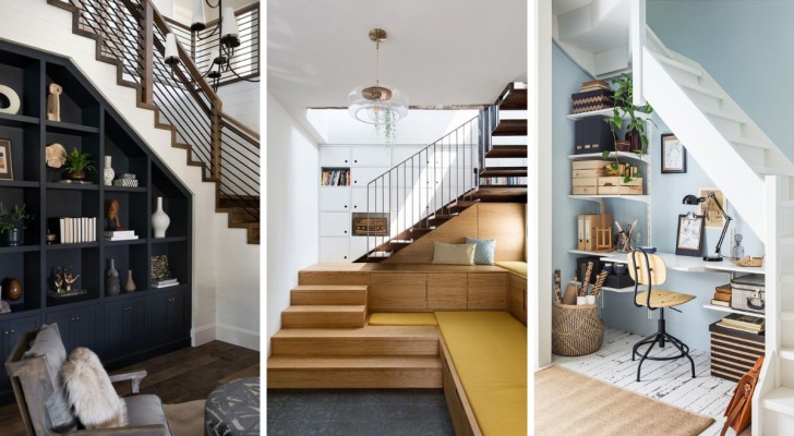 10 idées géniales qui prouvent que l’espace sous les escaliers est précieux
