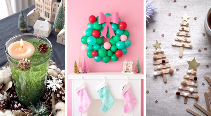 Addobbi di Natale fai da te: 14 facili e deliziose idee da creare in pochissimo tempo