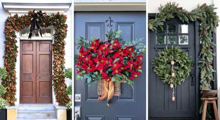 Per Natale rendi magica la tua casa fin dall'entrata: le idee più belle per decorare la porta
