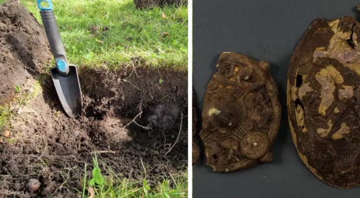 Cercano un orecchino nel giardino di casa ma finiscono per trovare resti archeologici di 1.200 anni fa