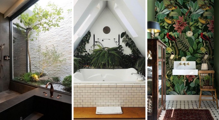 Salle de bain boho : des espaces éclectiques admirables, à mi-chemin entre les salons et les jardins