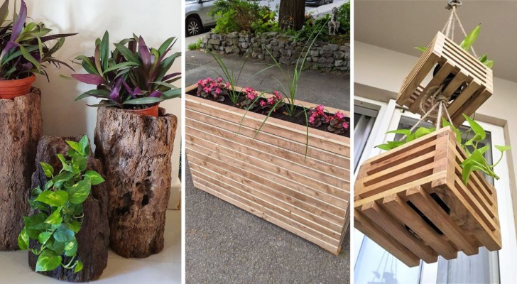 Jardinières en bois pour le jardin : 16 belles idées pleines de personnalité 