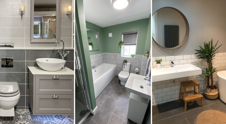 Wer sagt, dass ein graues Badezimmer nicht schön sein kann? 20 interessante Vorschläge voller Stil