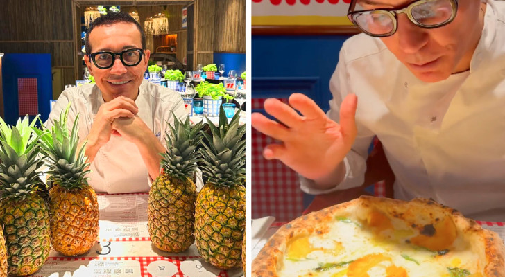 De bekende Italiaanse pizzabakker Sorbillo zet ananaspizza op de kaart: het zorgt meteen voor ophef