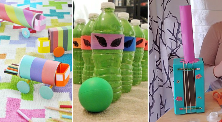 Amusez-vous à créer des jouets pour vos enfants avec ces 8 projets de recyclage intéressants 