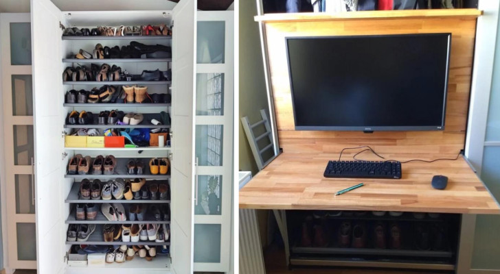 IKEA hacks: trasformare un armadio Pax per recuperare spazio in ogni angolo della casa