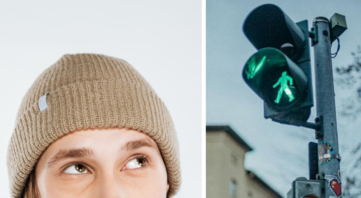 Esiste un cappello "per distratti" che avvisa quando il semaforo cambia colore