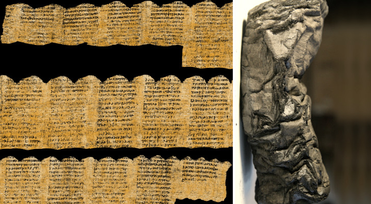 Verkoolde papyrus van 2000 jaar geleden ontcijferd dankzij kunstmatige intelligentie: "het is een wonder"