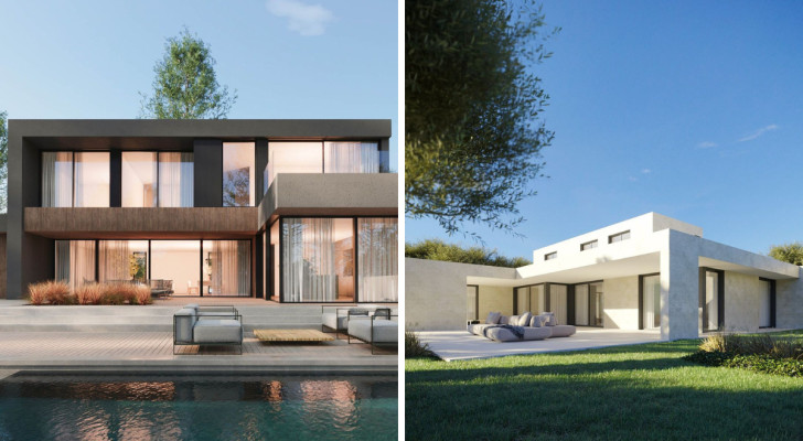 Une tendance qui prend de l'importance : les maisons préfabriquées en ciment, même en version extra luxueuses
