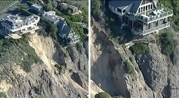 Ils construisent trois villas de 40 millions de dollars sur une falaise : après un glissement de terrain, elles risquent de s'effondrer