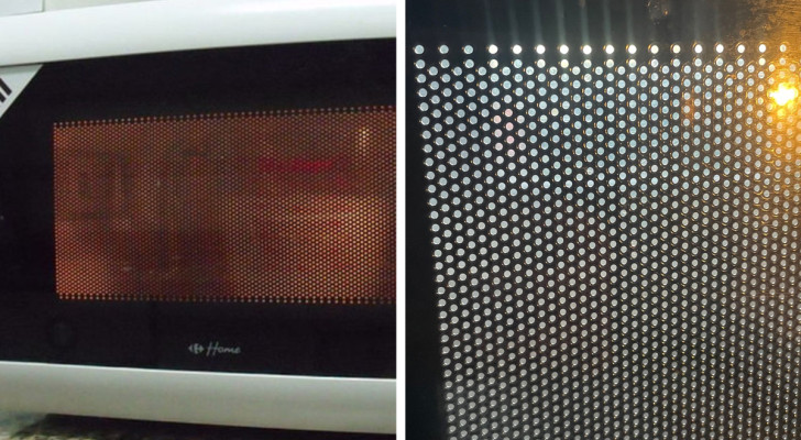 Il vetro "a pallini" del forno a microonde non è casuale: ha una funzione molto importante