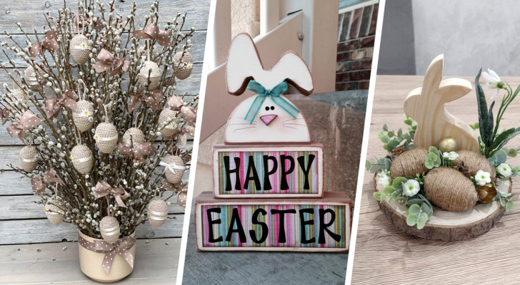 Wooden Easter decorations? Here are 13 ideas for making all sorts of decorations with a bit of DIY