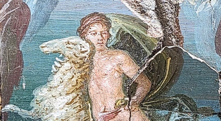 Près de 2000 ans après l'éruption du Vésuve, une nouvelle fresque a été découverte dans les ruines de Pompéi