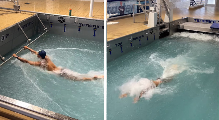 Videon på den träning som professionella simmare genomgår: "man blir trött bara av att se den"
