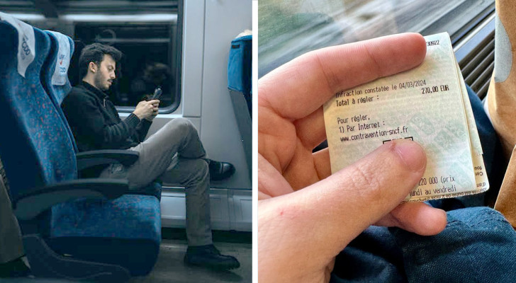Riceve una multa di 270 euro sul treno: "avevo lasciato il mio posto a un papà per farlo stare con il figlio"