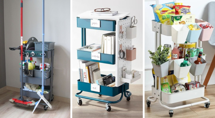 Ottimizza il tuo carrello per far spazio a tutto: le trovate geniali per IKEA RASKOG e tutti gli altri
