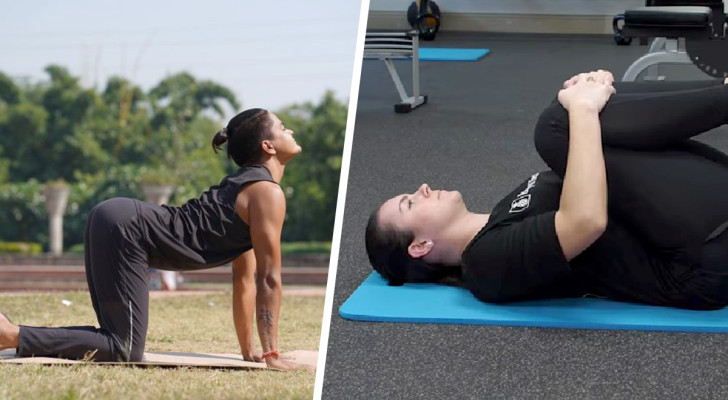 Övningar för en bra hållning att göra hemma: 8 positioner som hjälper oss att lindra smärta och trötthet