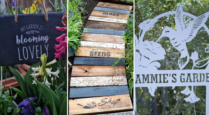 Do you want to enhance the appearance of your garden with signs? Check out these 18 great proposals