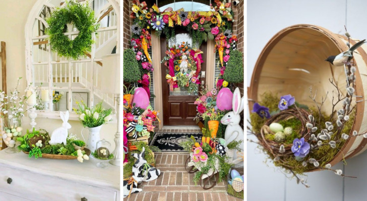 Décorez l'entrée de la maison pour Pâques avec créativité 