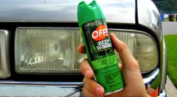 Insektenspray auf Autoscheinwerfern: Entdeckt diesen unerwarteten Trick 