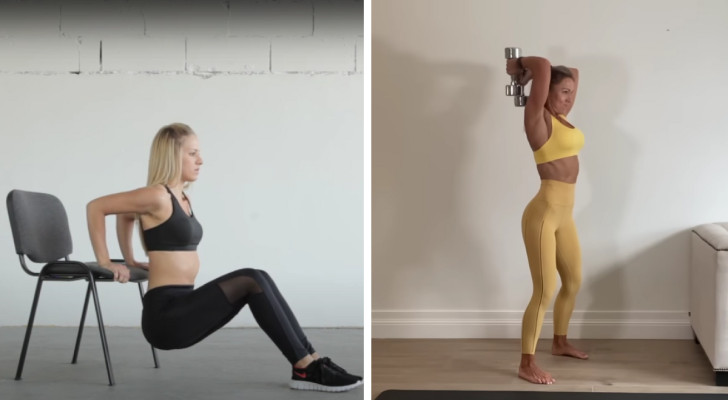Trainieren Sie Ihre Arme: 3 Übungen für den freien Körper und 3 Übungen mit Gewichten, die Sie zu Hause ausprobieren können