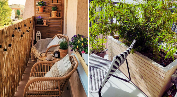 Shade and privacy on the balcony: bamboo can offer you a thousand beautiful and useful solutions