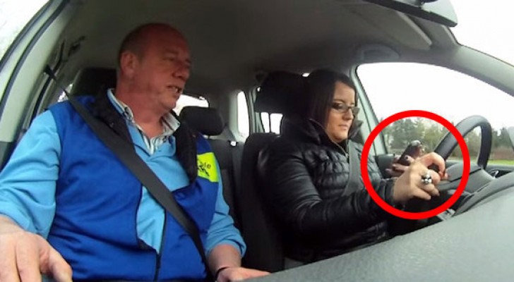 They send text messages while driving: they won't easily forget what happens shortly after