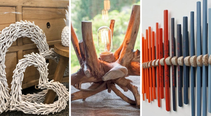 Handmade creations made from driftwood