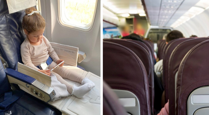 Er will seinen Sitzplatz im Flugzeug nicht aufgeben und trennt damit seine Eltern von ihren Kindern