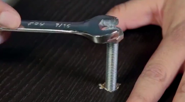 Here's the trick to tighten or loosen a screw if you haven't got the right tools