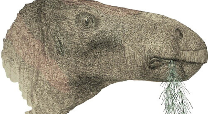 Reconstruction de la nouvelle espèce de dinosaure Comptonatus chasei