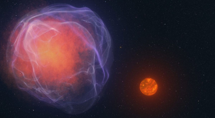 Ett potentiellt binärt system mellan en vit och en brun dvärgstjärna som ledde till utkastningen av CWISE J1249 efter en supernova