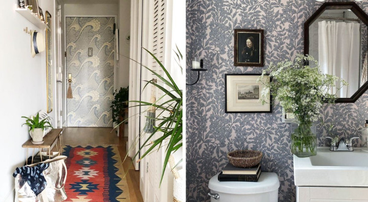 two alternative uses for wallpaper