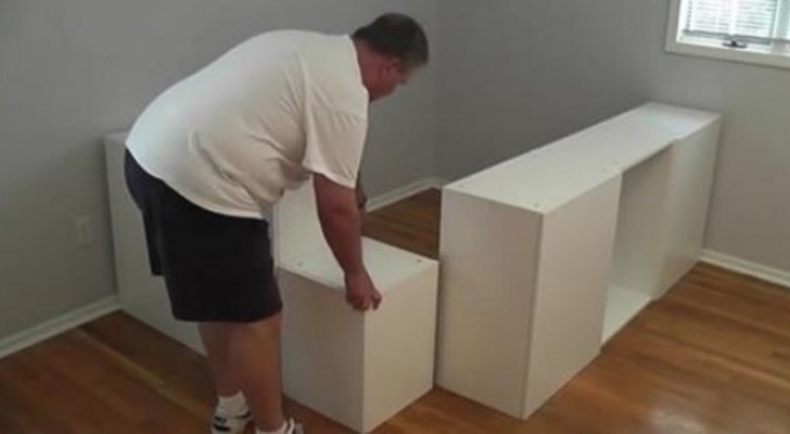 He buys 7 IKEA kitchen cabinets and builds something BRILLIANT for his daughter