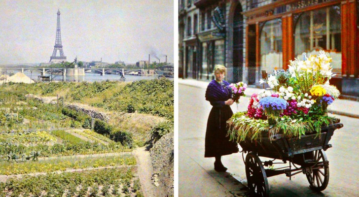 Deze kleurenfoto's van Parijs werden 100 jaar geleden gemaakt: om verliefd op te worden!