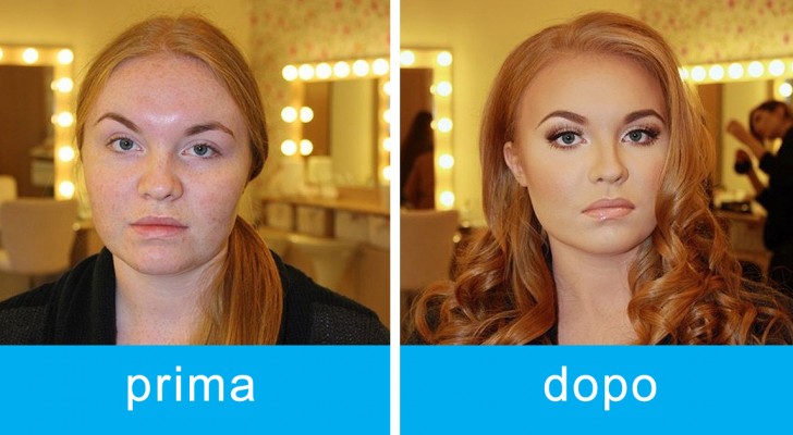26 ragazze si fotografano prima e dopo il trucco: ecco l'incredibile potere del make up