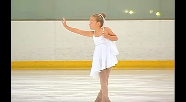 When you see how this little 7-year-old girl moves on the ice --- you will be enchanted!