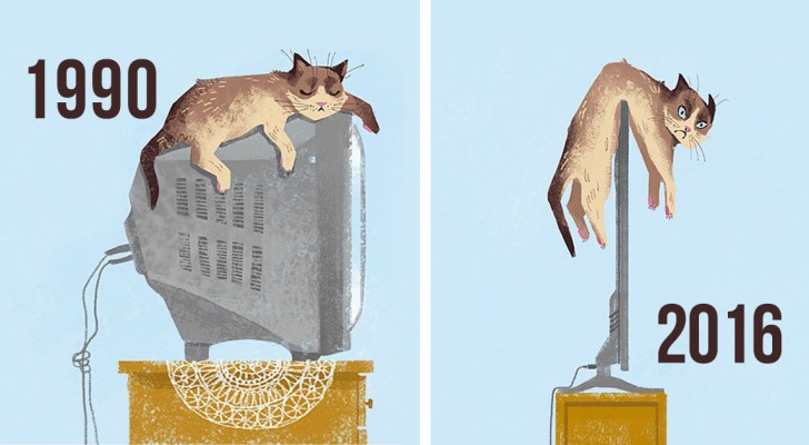 Les chats et les nouvelles technologies: ces drôles d'images qui montrent leur relation compliquée
