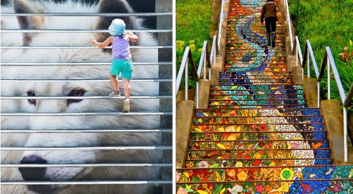 32 trappen van over de hele wereld die dankzij Street Art zijn omgetoverd in krachtige kunstwerken
