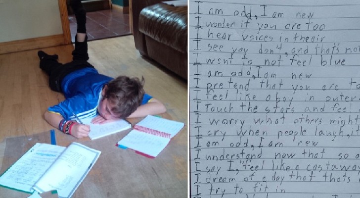 Una maestra assegna una poesia ad un bimbo autistico: il testo è di incredibile potenza